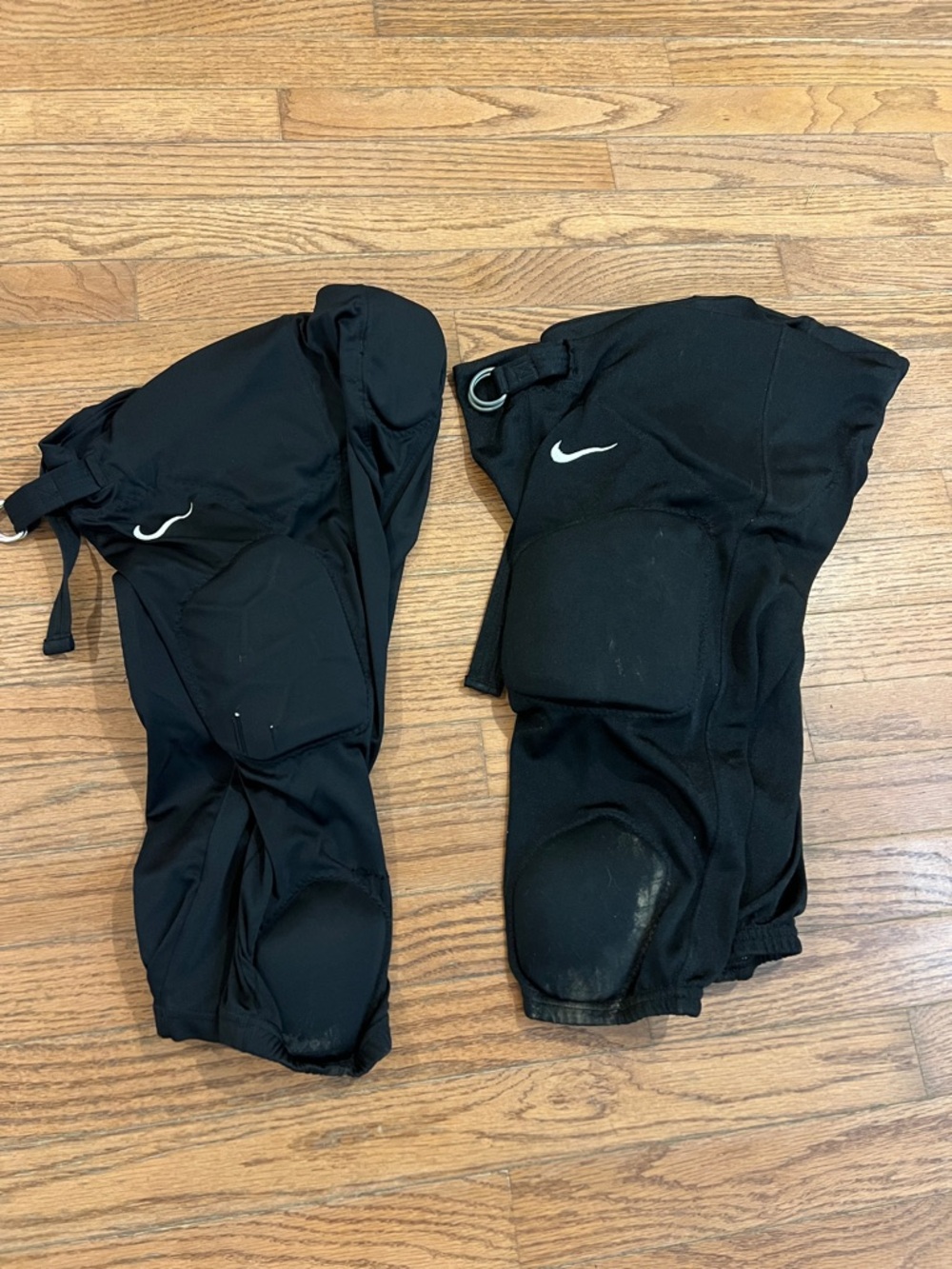 Nike Dri-FIT Youth Football Practice Pants w/ Pads Black Size L (2 Pairs)